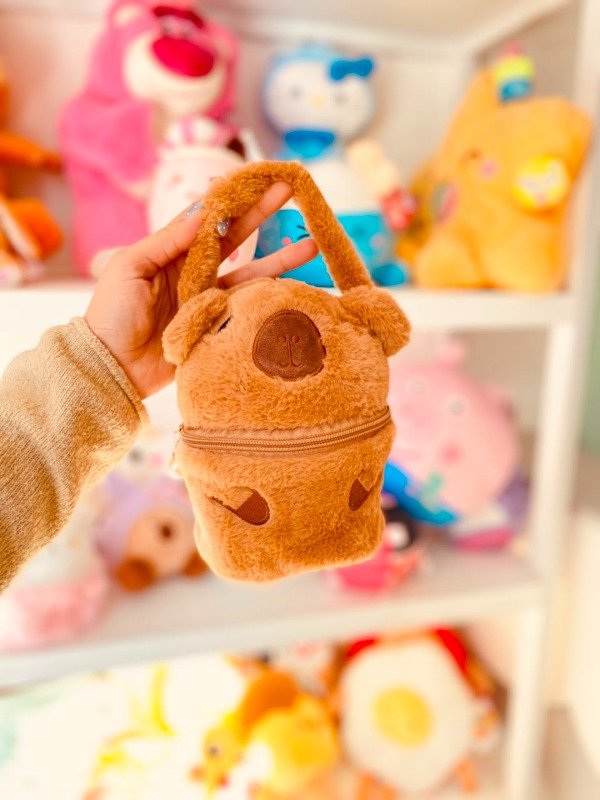 Producto - CARTERA PELUCHE CAPYBARA - BALI