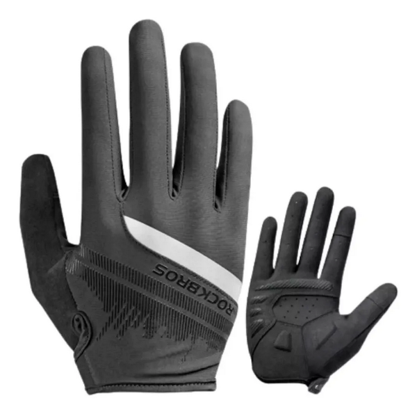 Producto - Guantes Largos Ciclismo Rockbros S247-1 Gel Reflectivos