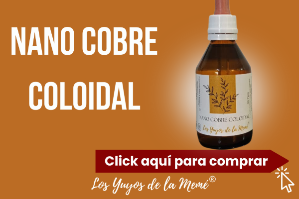 Producto - Nano Cobre Coloidal 30 ppm, frasco gotero de 60 ml. - 0