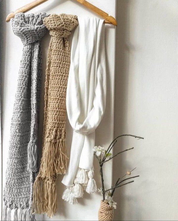 Producto - SET 3 BUFANDAS minimalistas clasicas