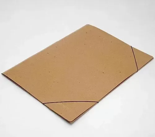 Producto - Carpeta plastificada c/elastico 35 x 50 Kraft