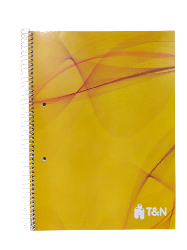 Producto - Cuaderno Espiral x80hs rayado 29,7x22cm TYN