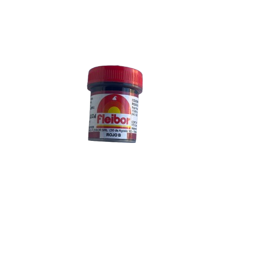 Producto - Colorante en pasta fleibor rojo B