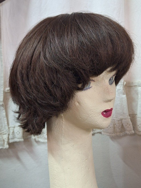 Producto - Peluca Corta Castaño - 6