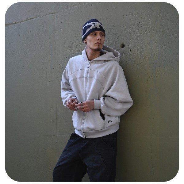 Producto - TOP ZIP GRIS CLARO