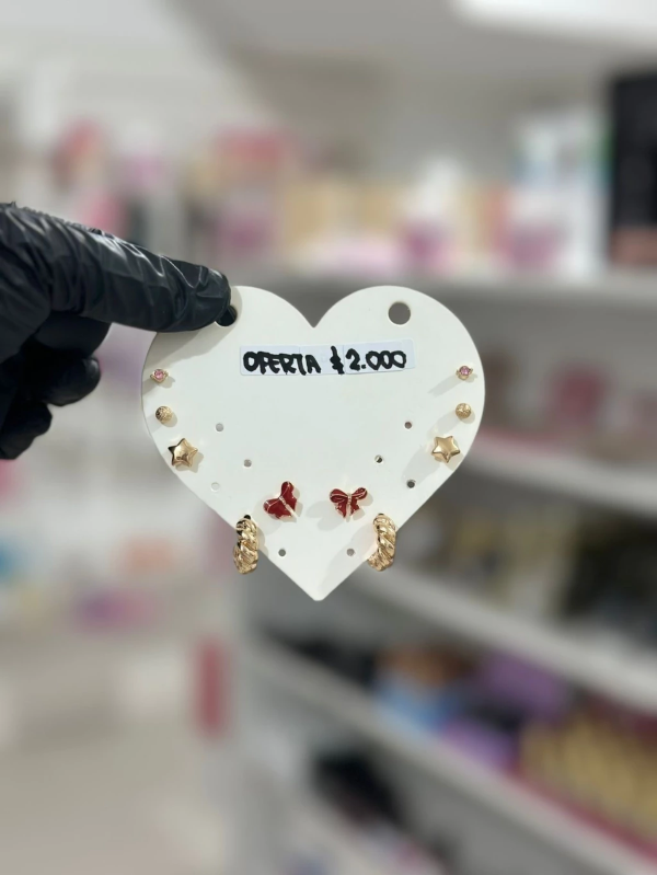 Producto - AROS POR PAR FANTASIA