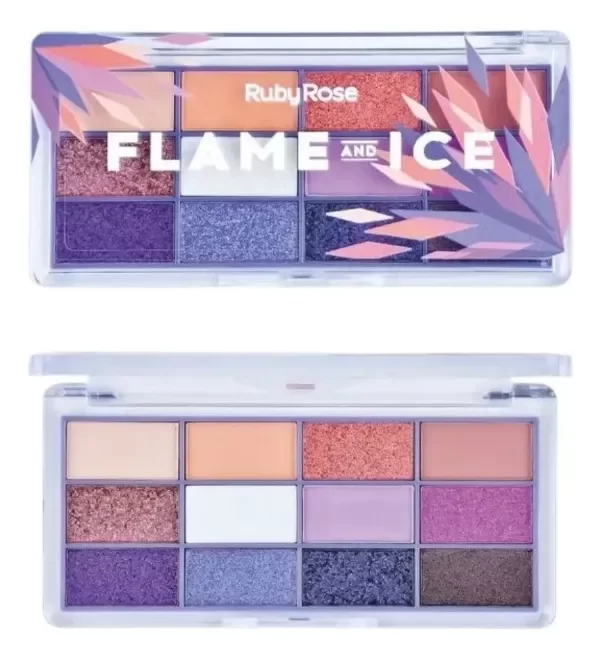 Producto - Paleta 12 Sombras Flame And Ice Ruby Rose Rekabeautyshop