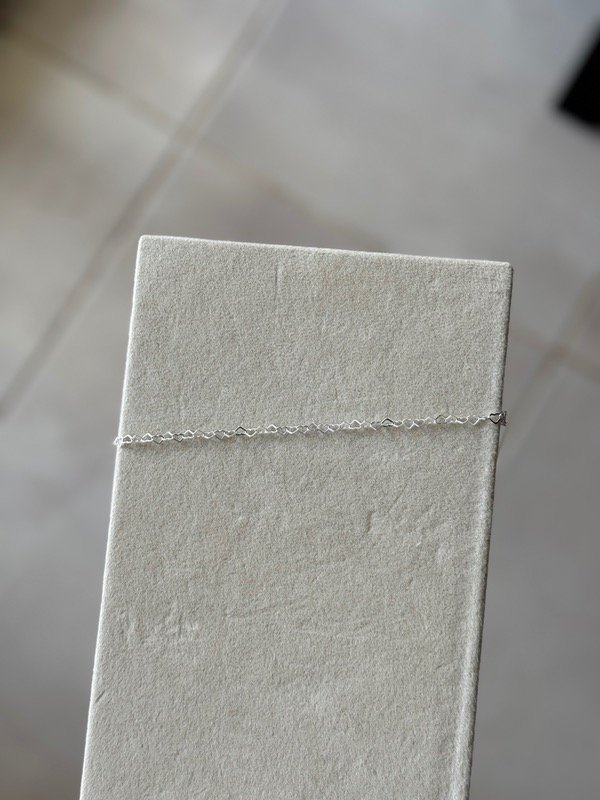 Producto - Tobillera eslabones de corazones
