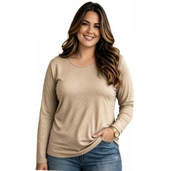 Producto - Remera Modal Soft con brillito. - 1