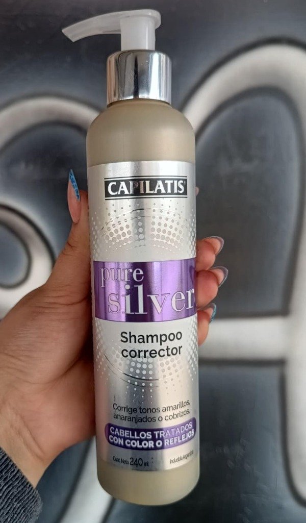 Producto - Shampoo Matizador Corrector Silver Pure Capilatis