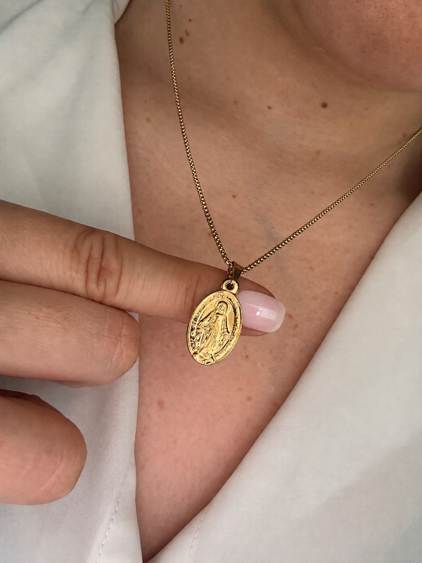 Producto - Collar virgen gold - 0