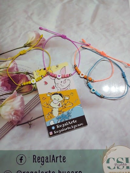 Producto - Cuarteto de Pulseras Amigos del Bosque