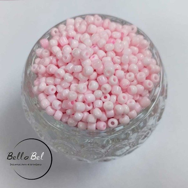 Producto - MOSTACILLONES ROSAS x50g