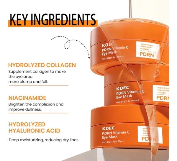 Producto - Koec parches para ojeras con vitamina C x60 unidades - 1