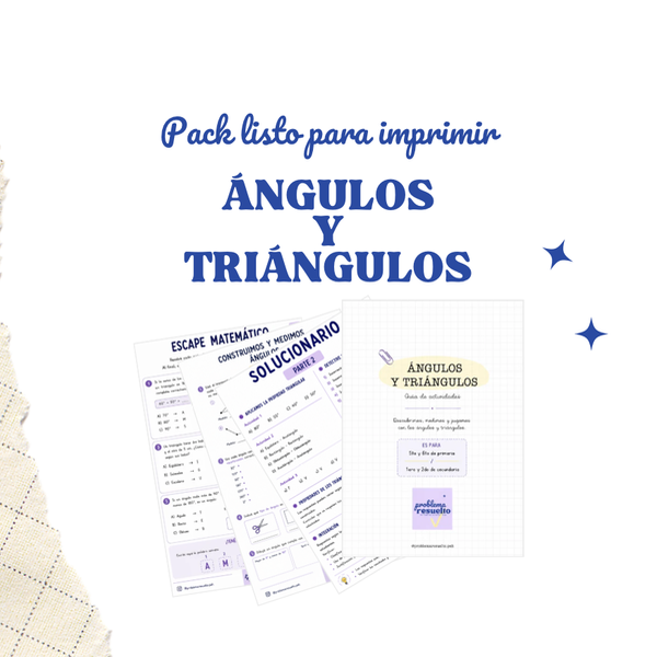 Producto - PACK DE ÁNGULOS Y TRIANGULOS