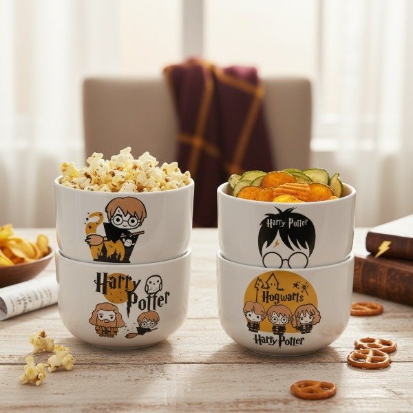 Producto - SET 4 CUENCOS XXL HARRY POTTER CERAMICA VITRIFICADA 700 CC - 0