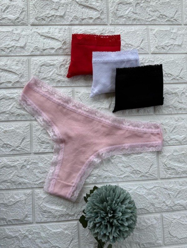 Producto - Colaless algodon con puntilla