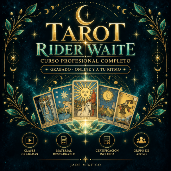 Producto - CURSO PROFESIONAL DE TAROT RIDER WAITE - GRABADO
