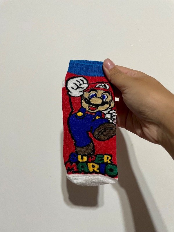 Soquete premium niño Mario Bros