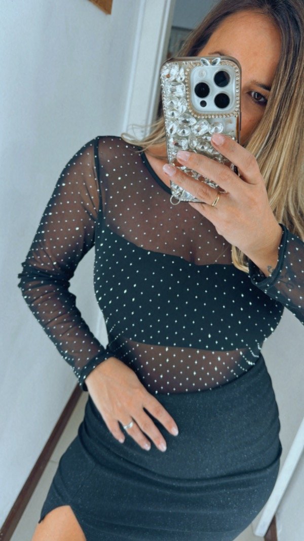 Producto - Body strass Tull con forro