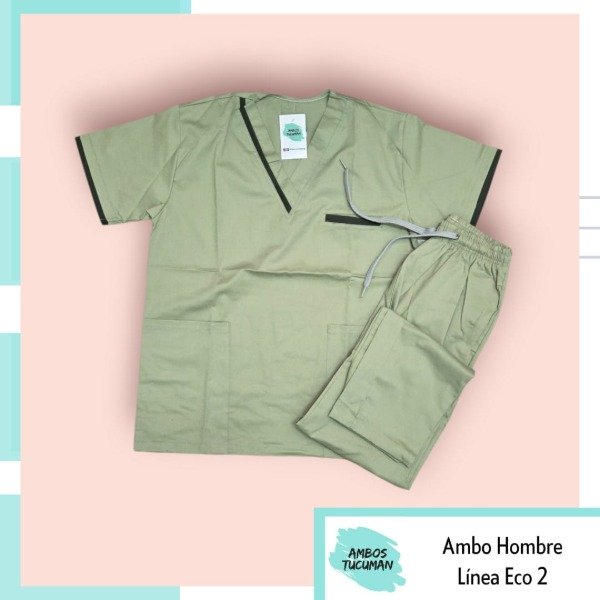 Producto - Ambo  Eco Verde detalle Verde