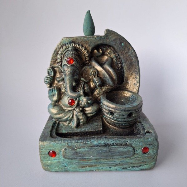 Producto - CASCADA GANESHA CON CUENCO YESO PREMIUM