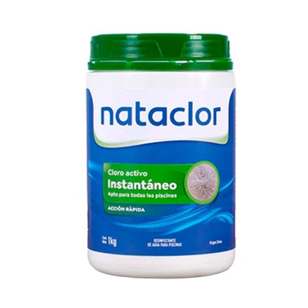 Producto - Cloro granulado DISOLUCION RAPIDA NATACLOR Pote 1 kg
