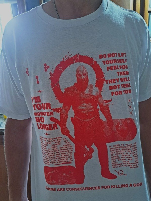 REMERA "KRATOS" GOD OF WAR 2018