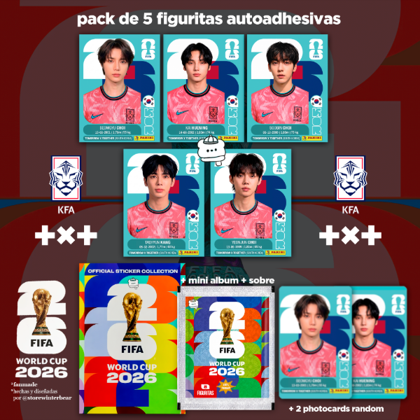 Producto - pack figuritas korea txt
