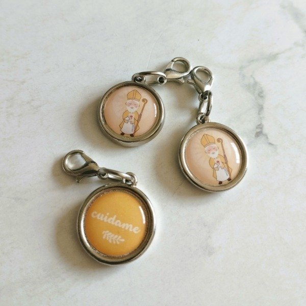 Producto - MEDALLITAS SUELTAS CON ARGOLLA - SAN AGUSTIN