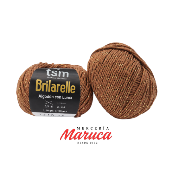 Producto - Hilo de Algodón con Lúrex TSM Brilarelle (Ovillo 50g) - 2