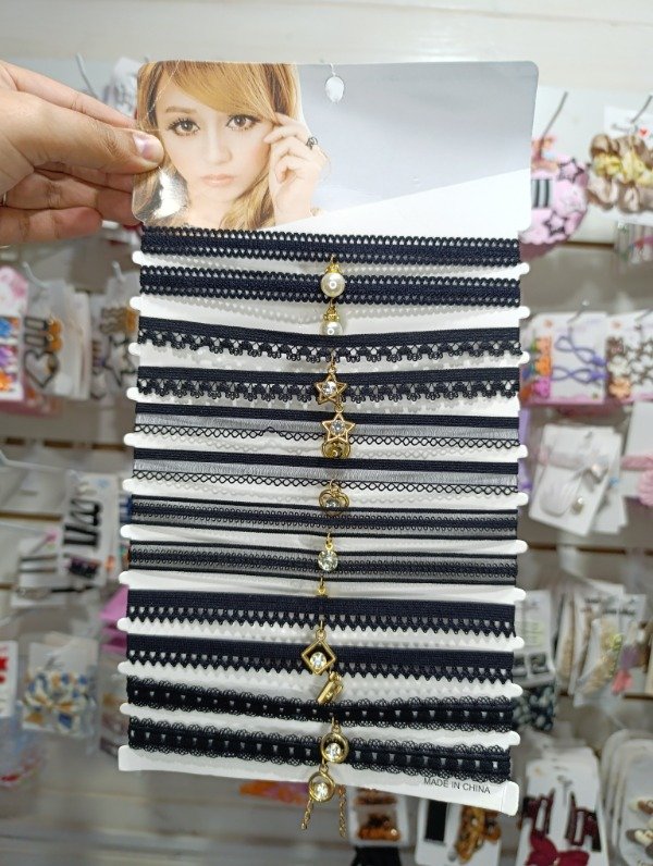 Producto - Choker con dije x12