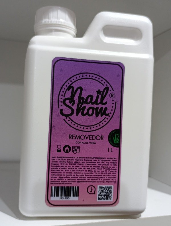 Producto - Removedor de Litro con aloe vera  Nail Show