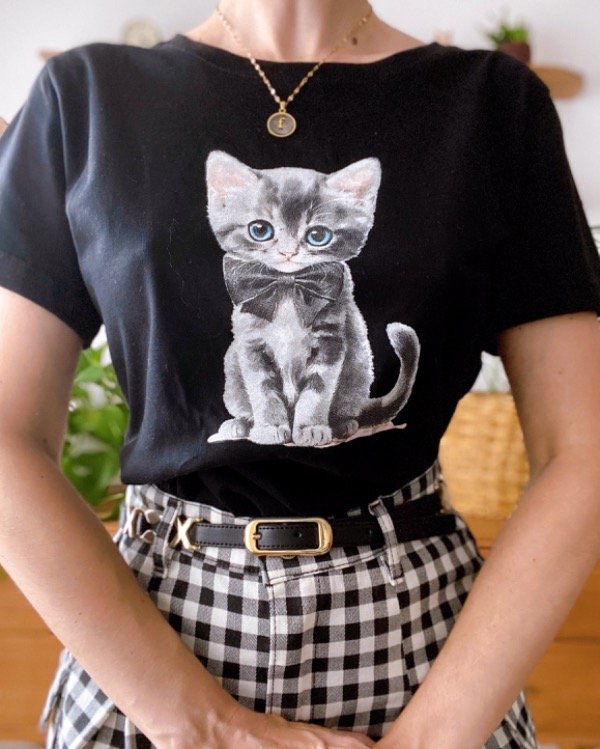 Producto - Remera Gatito Noire