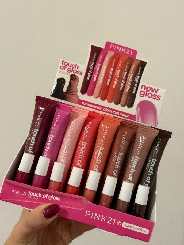 Producto - GLOSSY BALM - TOUCH OF GLOSS LIPGLOSS - PINK 21