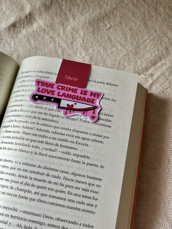 Producto - Marcapáginas magnético "True crime"