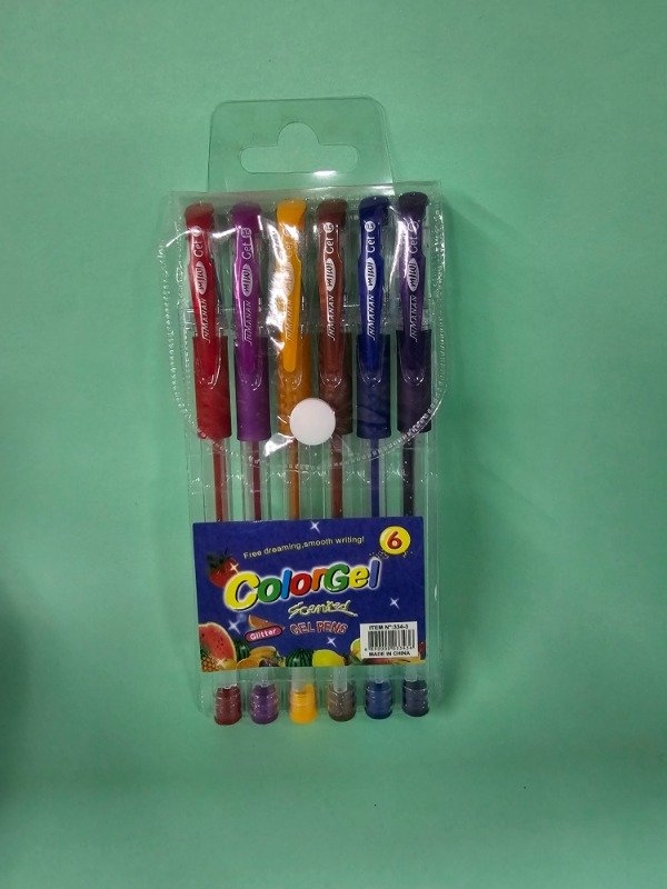 Producto - Lapiceras con glitter x6