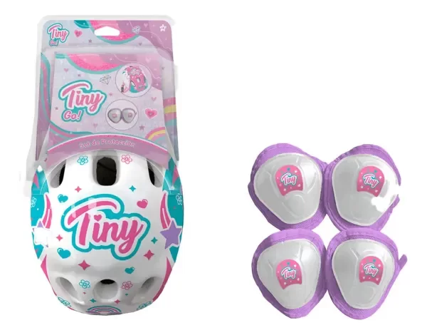 Producto - Set Kit Protecciones Infantil Casco Codera Rodilleras