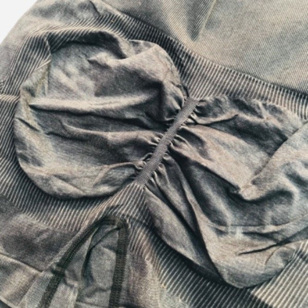 Producto - Short Liso Linda Luna Nevado (Gris) Con Frunce - 3