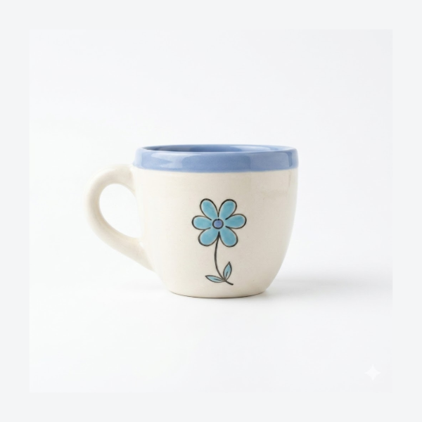 Producto - TAZA CERAMICA ARTESANAL REDONDO  VARIOS MOTIVOS