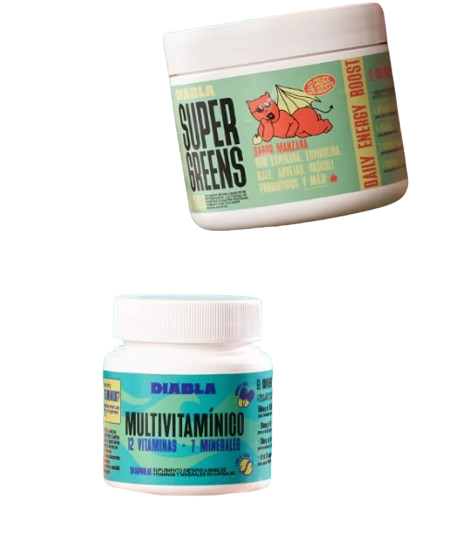 Producto - 1 Super Greens + 1 Multivitamínico