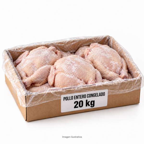 Producto - Cajón de pollo entero congelado - 20 kg - 0