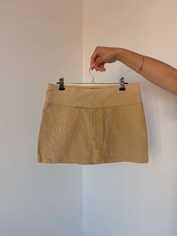 Producto - Falda Corderoy Blue Asphalt T.38