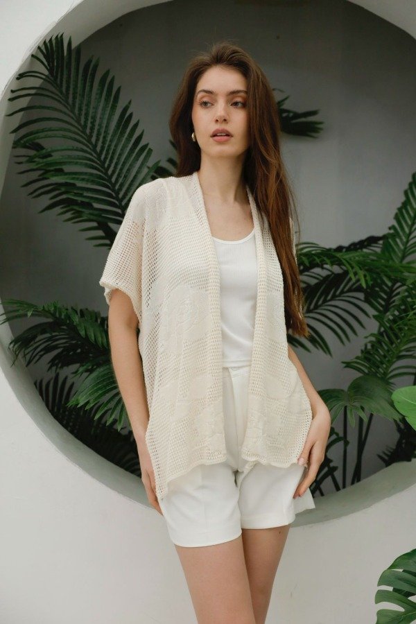 Producto - Kimono Roses (hilo de algodón)