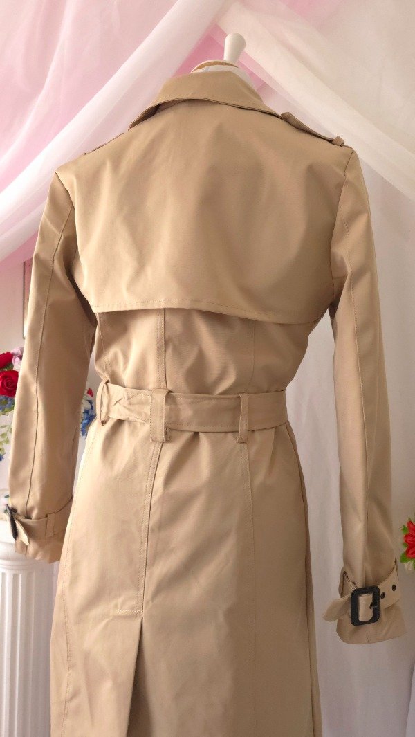 Producto - Trench Vania Negro y Beige! IMPORTADOS NUEVOS - 13