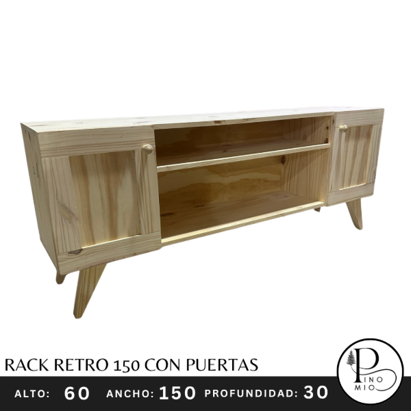 Producto - RACK RETRO 150 CON PUERTAS