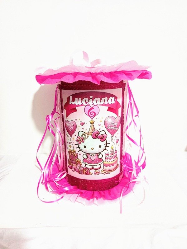 Producto - Piñata hello Kitty con golosinas personalizado