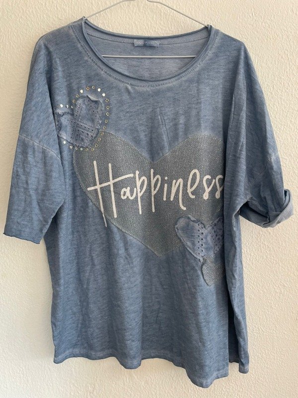 Producto - REMERA HAPPINESS - azul