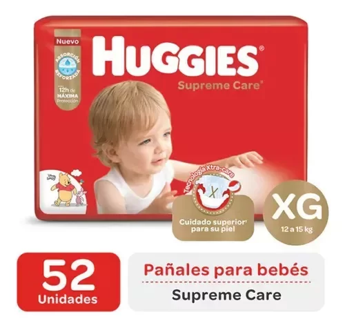 Producto - Huggies Supreme Care xg 52