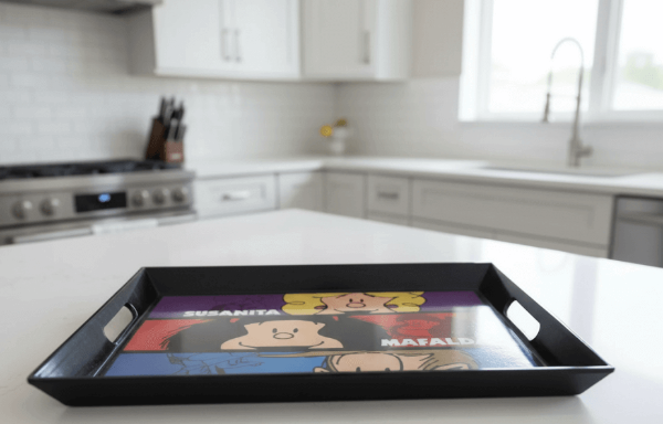 Producto - Mafalda Bandeja De Desayuno En Poliresina 29 X 22 Cm